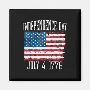 Imán Día 4 de julio 1776 4 de julio Hombres Mujeres Niñ
