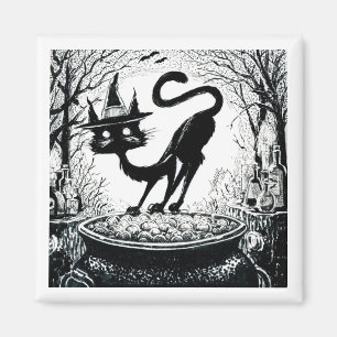 Imán Día 4 de octubre de 2018 - Gato de bruja