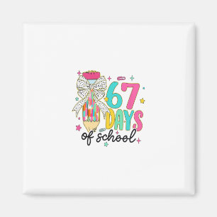 Imán Día 67 Vibes Escolares Divertido Seis Siete 67 Mem