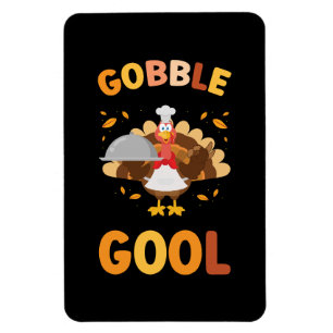 Imán Día de Acción de Gracias de Gobblegool Turkey