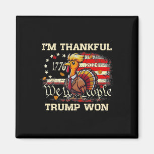 Imán Día de Acción de Gracias de Trump - Agradezco que 