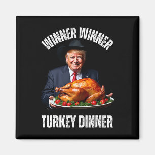 Imán Día de Acción de Gracias divertido Familia Trump G