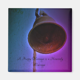 IMÁN DÍA DE BODA ESTILO DE DISEÑO ROMÁNTICO MAGNET