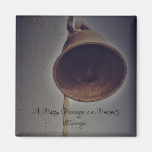 IMÁN DÍA DE BODA ESTILO DE DISEÑO ROMÁNTICO MAGNET