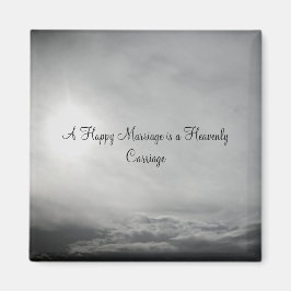 IMÁN DÍA DE BODA ESTILO DE DISEÑO ROMÁNTICO MAGNET