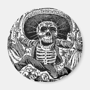Imán Día de Calavera de los muertos