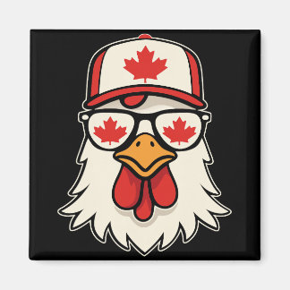 Imán Día de Canadá Bandera canadiense Hoja de arce Poll