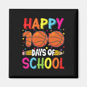 Imán Día De Enseñanza Niños Niños Niños Felices 100 Día