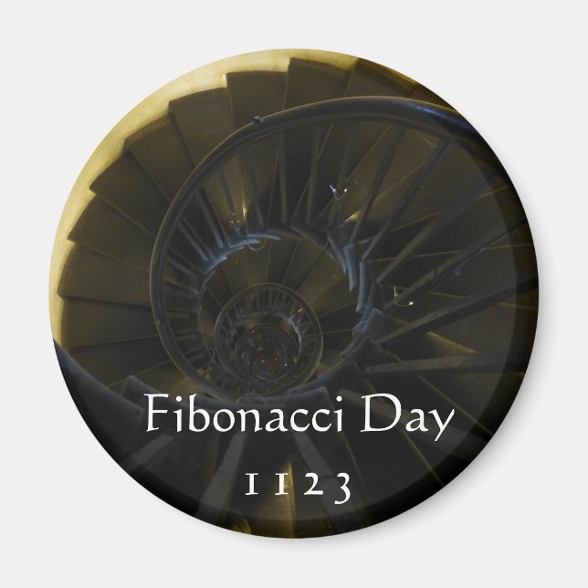 Imán Día de Fibonacci (Frente)