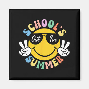 Imán Día De Graduación Escolar Las Escuelas Groovy Sali