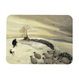 Imán Día de invierno brillante