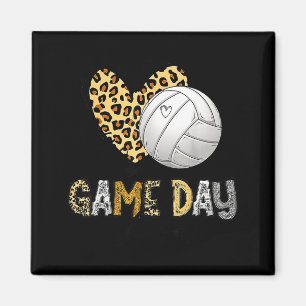 Imán Día de juego de voleibol blanqueado vibraciones ma