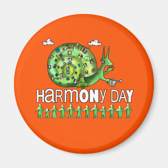Imán día de la armonía (Frente)
