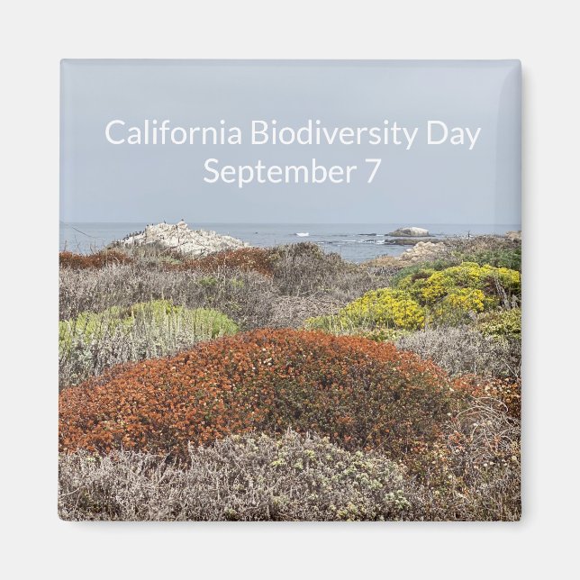 Imán Día de la Biodiversidad de California (Frente)