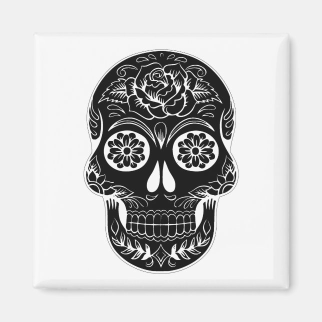 Imán Día de la Calavera Muerta (Frente)