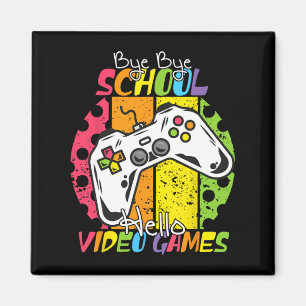 Imán Día De La Escuela Bye Bye School Hola Videojuegos