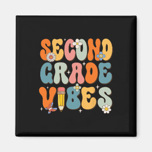 Imán Día De La Escuela Segundo Grado Vibes De Vuelta A 
