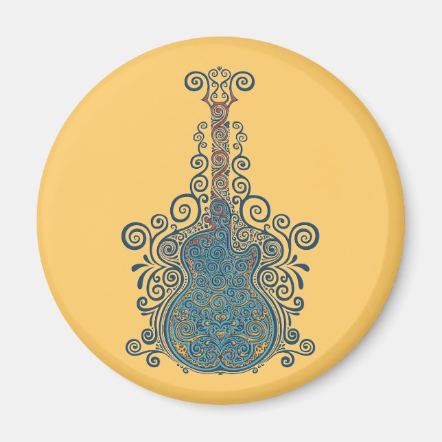 Imán Día de la guitarra muerta (Frente)