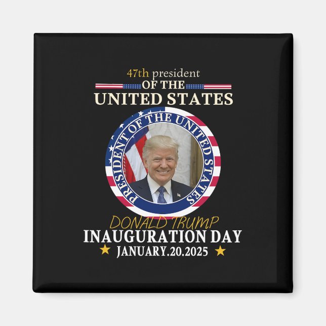 Imán Día de la Inauguración del Presidente Donald Trump (Frente)