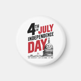 Imán Día de la Independencia 250 Aniversario 4 de Julio