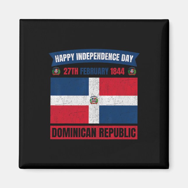 Imán Día de la Independencia Celebración de la Repúblic (Frente)