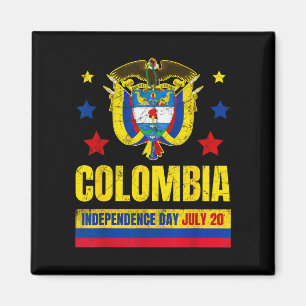 Imán Día de la Independencia de Colombia 20 de julio Ba