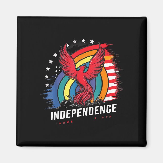 Imán Día de la independencia de EE. UU. (Frente)