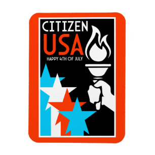 Imán Día de la Independencia de Estados Unidos