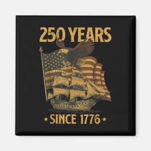 Imán Día de la Independencia del 250 Aniversario Águila