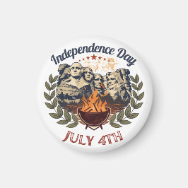 Imán Día de la Independencia del Monte Rushmore