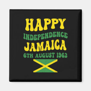 Imán Día de la Independencia Orgullosa Bandera Jamaiqui