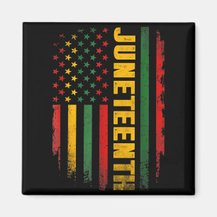 Imán Día de la libertad de Juneteenth 1865 orgullo afro