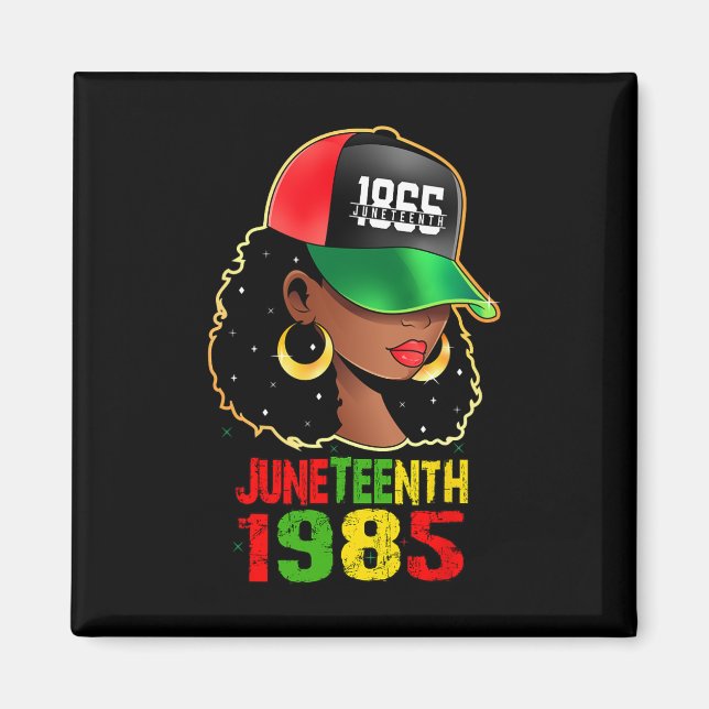 Imán Día de la Libertad de Juneteenth Celebra el Día de (Frente)