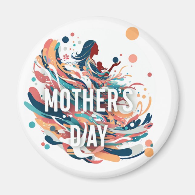 imán Día de la Madre (Frente)