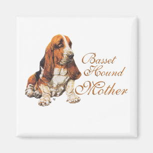 Imán Día de la Madre Basset Hound