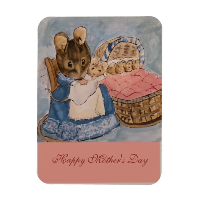 Imán Día de la Madre Beatrix Potter  (Vertical)