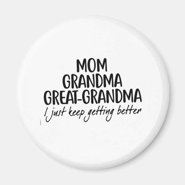 Imán Día de la Madre de la abuela de mamá (Frente)