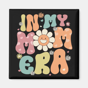 Imán Día de la Madre de la era de mi mamá retro Groovy