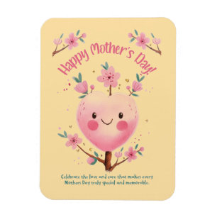 Imán Día de la madre de un árbol del corazón de primave
