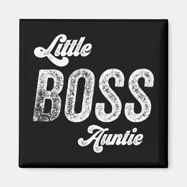 Imán Día de la Madre del bebé de la tía Boss (Frente)