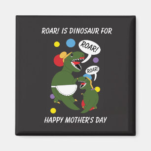 Imán Día de la Madre Dinosaur Daughter Funny Personaliz