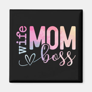 Imán Día de la Madre divertido de Mamá Boss