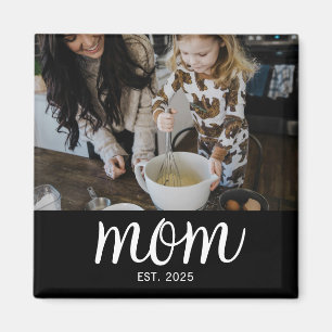 Imán Día de la Madre Foto Establecida Mamá