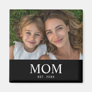 Imán Día de la Madre Foto Establecida Mamá