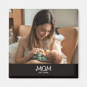 Imán Día de la Madre Foto Establecida Mamá