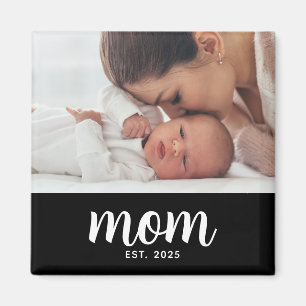 Imán Día de la Madre Foto Establecida Mamá