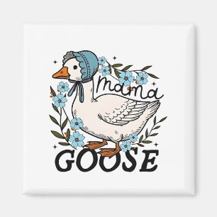 Imán Día de la Madre Mama Goose Silly Goose