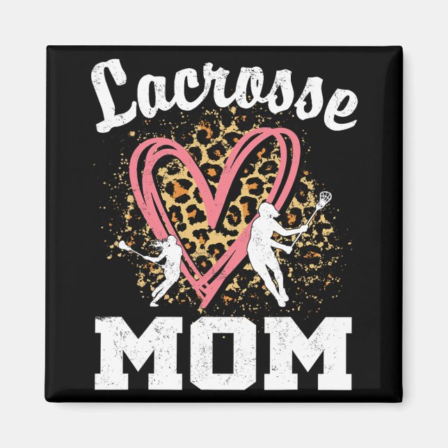 Imán Día de la Madre Matanza Corazón Leopardo (Frente)