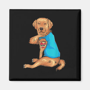 Imán Día de la Madre Tattoo Amo A Mamá Lector De Oro Qu