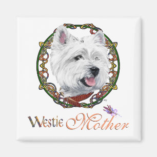 Imán Día de la Madre Westie